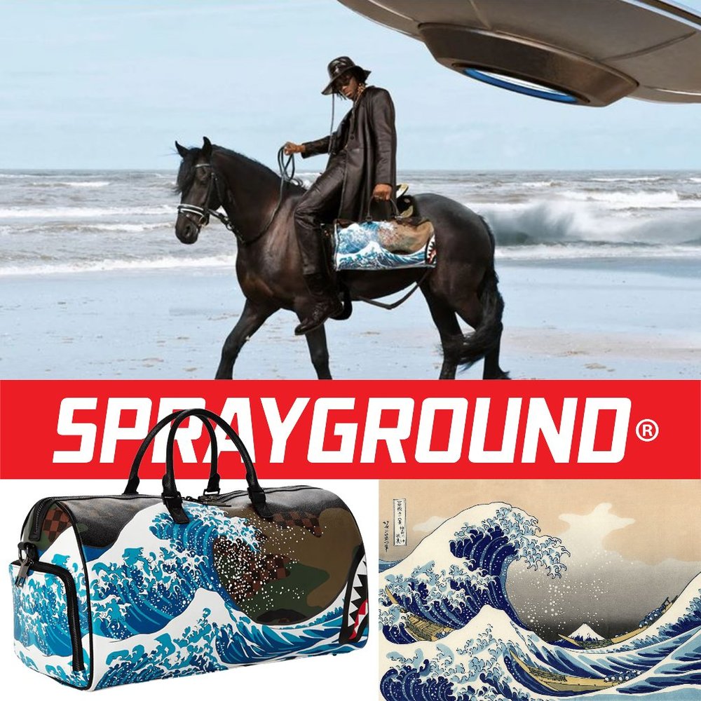 OBO. NWT. Sprayground. Camakawa Wava Shark Duffel